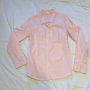 J. Crew Pink Striped Shirt